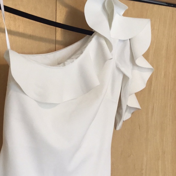 Chiara Boni La Petite Robe White Aleece Dress - Picture 4 of 12